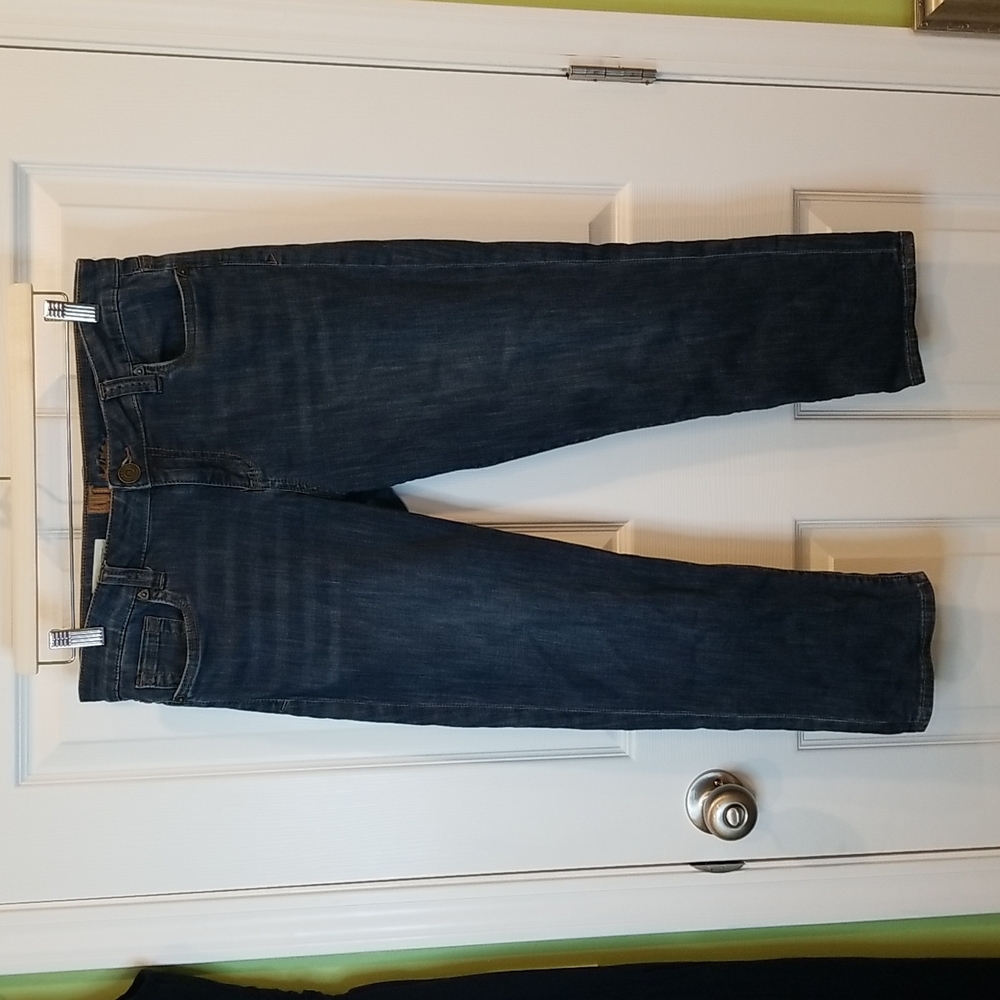 Kut From the Kloth Bardot Skinny Boyfriend Cropped Jeans, Size 8